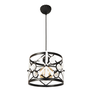 Függeszték Patchway Fekete / Fehér 1 x E27 [lux.pro]