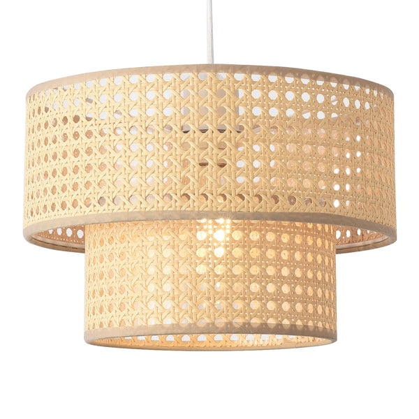Függőlámpa Ascot rattan hatású [lux.pro]