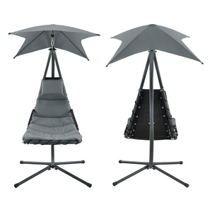 Függőágy tartóval acél/poliészter több színben [en.casa] 