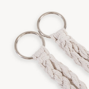 Függőfotel Kailua 135x129x65 cm krémfehér [casa.pro]