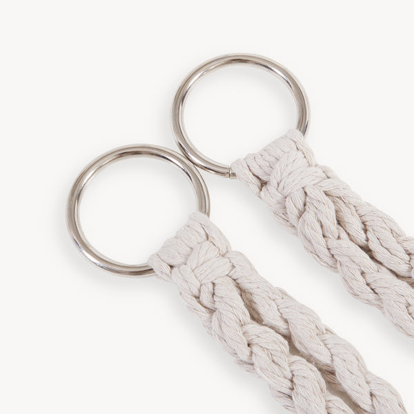 Függőfotel Kailua 135x129x65 cm krémfehér [casa.pro]