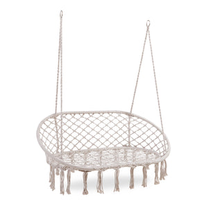 Függőfotel Kailua 135x129x65 cm krémfehér [casa.pro]