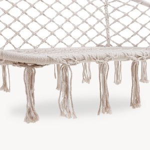 Függőfotel Kailua 135x129x65 cm krémfehér [casa.pro]