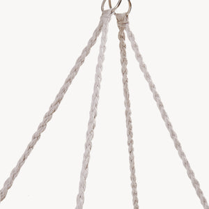 Függőfotel Kailua 135x129x65 cm krémfehér [casa.pro]