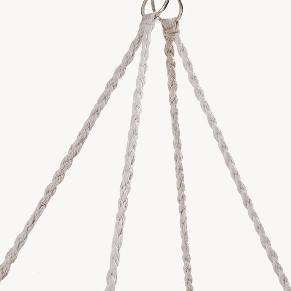 Függőfotel Kailua 135x129x65 cm krémfehér [casa.pro]