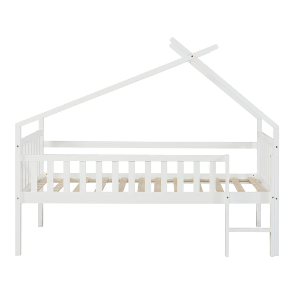 Magasított házikó gyerekágy Sotkamo 90x200cm [en.casa]