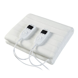 [casa.pro]® Elektromos takaró - Melegítő takaró 3 állású kapcsolóval - 60W,  230V, 50Hz - Fehér