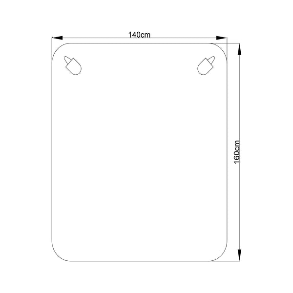 [casa.pro]® Elektromos takaró - Melegítő takaró 3 állású kapcsolóval - 60W,  230V, 50Hz - Fehér