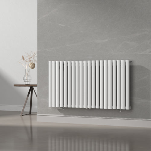 Egyrétegű design csőradiátor Nore fehér 60x120cm, 857W [neu.haus]
