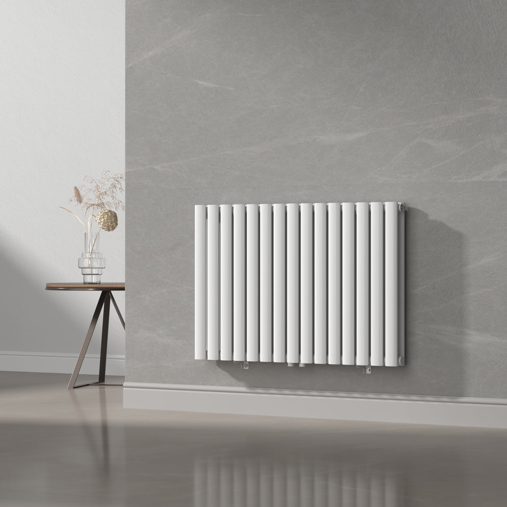 Kétrétegű design csőradiátor Nore fehér 60x90cm, 1180W [neu.haus]