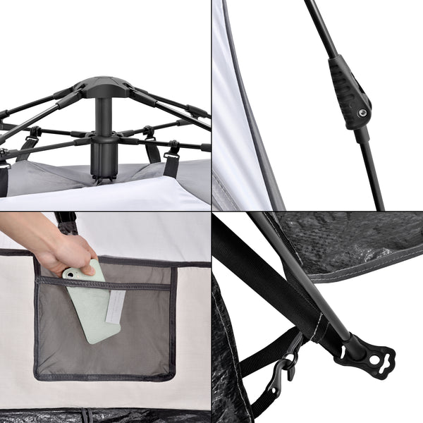 Pop up strandsátor Mullsjö 215 x 135 x 140 cm több színben [pro.tec]