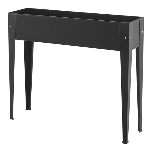 Emelt ágyás Lelystad 98x25x82cm acél antracit [en.casa] - premiumXL