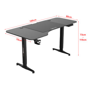 Állítható magasságú asztal 73 - 118 cm Oxnard több színben [pro.tec]