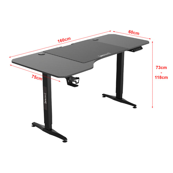 Állítható magasságú asztal 73 - 118 cm Oxnard több színben [pro.tec]