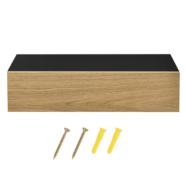 [en.casa]® Falipolc fiókkal fali éjjeliszekrény 50x24x12cm több színben