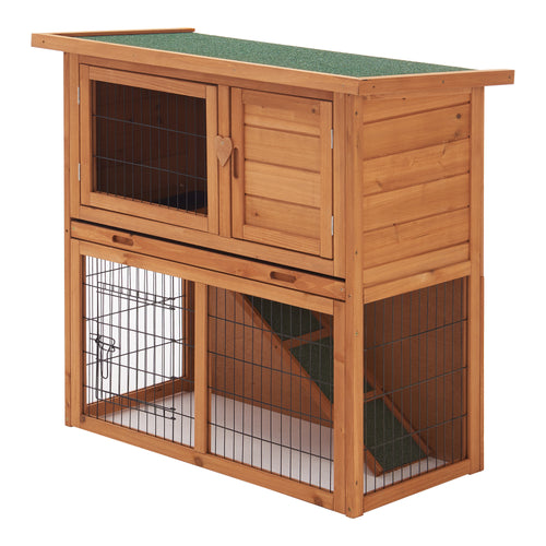 Nyúlketrec Nidda 85 x 91,5 x 45 cm jegenyefenyő [en.casa]