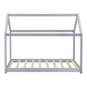 Gyermekágy házikó formájú gyerekágy 140x70/80x160 cm többszínű [en.casa]® 