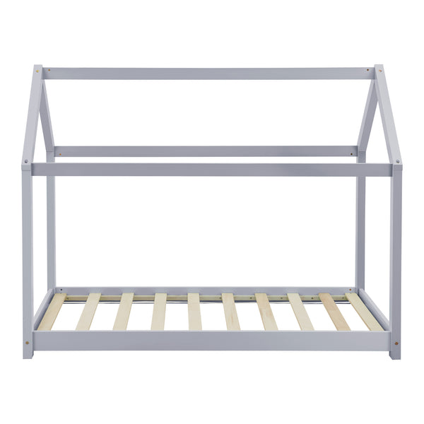 Gyermekágy házikó formájú gyerekágy 140x70/80x160 cm többszínű [en.casa]® 