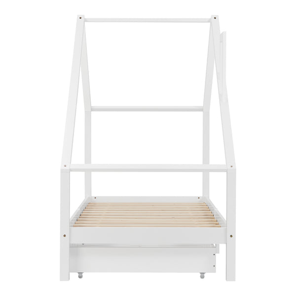Gyermekágy Assling 2 tárolófiókkal és ágyrácssal 90 x 200 cm több színben [en.casa]