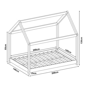 Házikó gyerekágy Cerro több színben és méretben [en.casa]