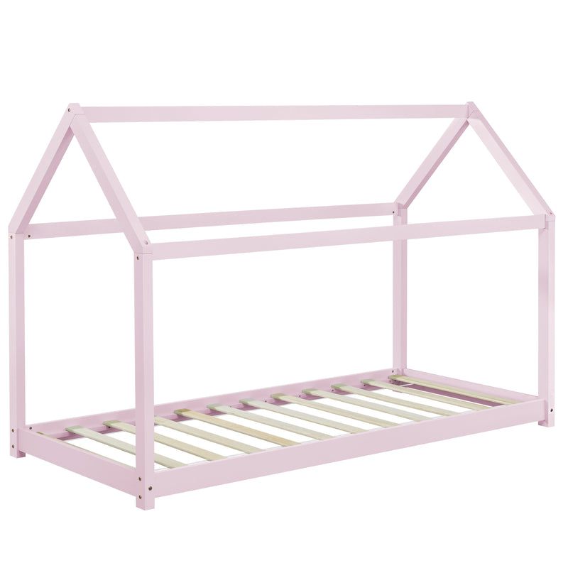 Méretrajz Házikó ágy Netstal 90x200 cm matraccal [en.casa]