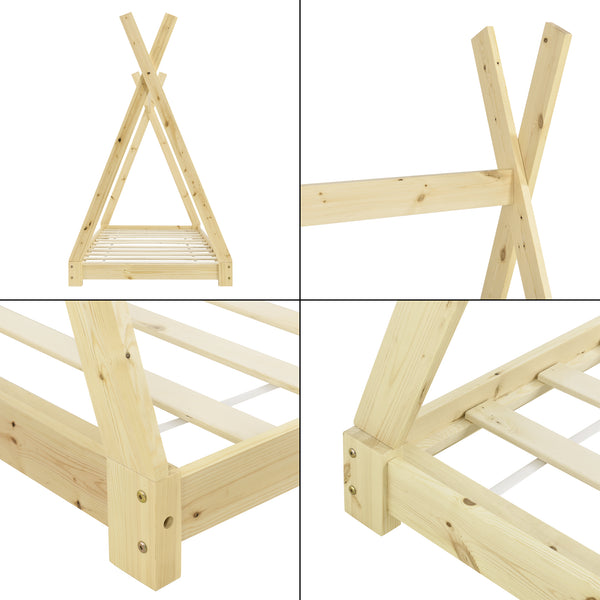Tipi indián sátor gyerekágy Onejda [en.casa]