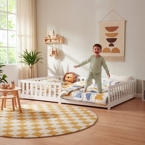 Montessori gyerekágy Tanna leesésgátlóval [en.casa]