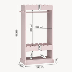 Gyereköltöző Vestnes tükörrel [en.casa]