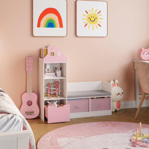 Gyerekpad polccal Vipsali [en.casa]