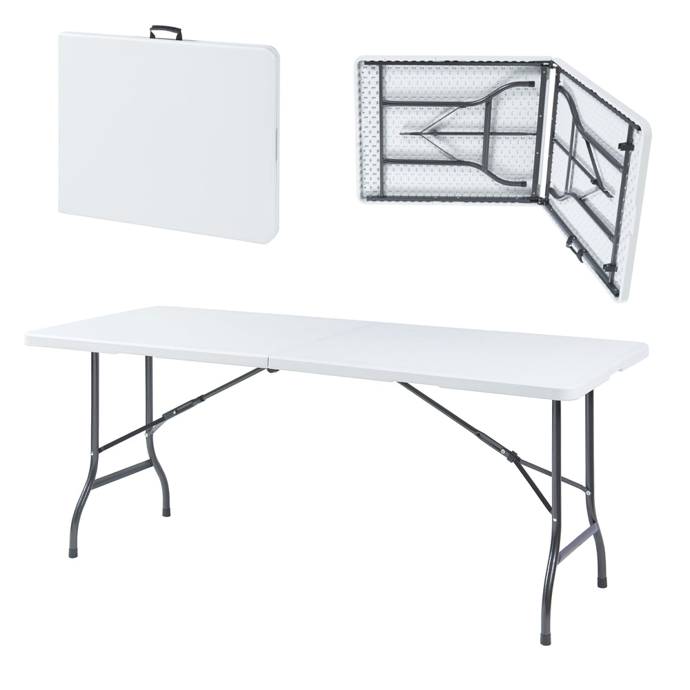 Összecsukható asztal Ljusnarsberg műanyagból [en.casa] - premiumXL