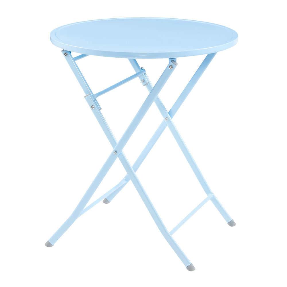 Összecsukható kerti asztal Sande acél [en.casa]