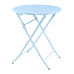 Összecsukható kerti asztal Sande acél [en.casa]