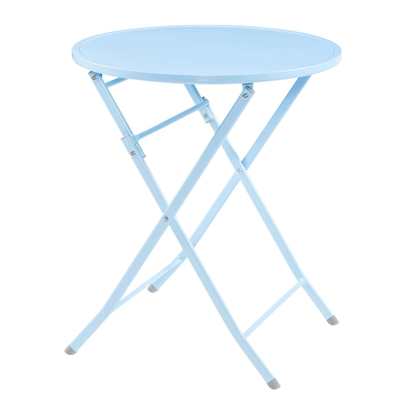 Összecsukható kerti asztal Sande acél [en.casa]