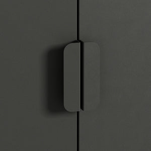 Ruhásszekrény Esteli 170x80x45 cm acél [en.casa]
