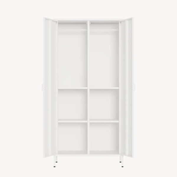 Ruhásszekrény Esteli 170x80x45 cm acél [en.casa]