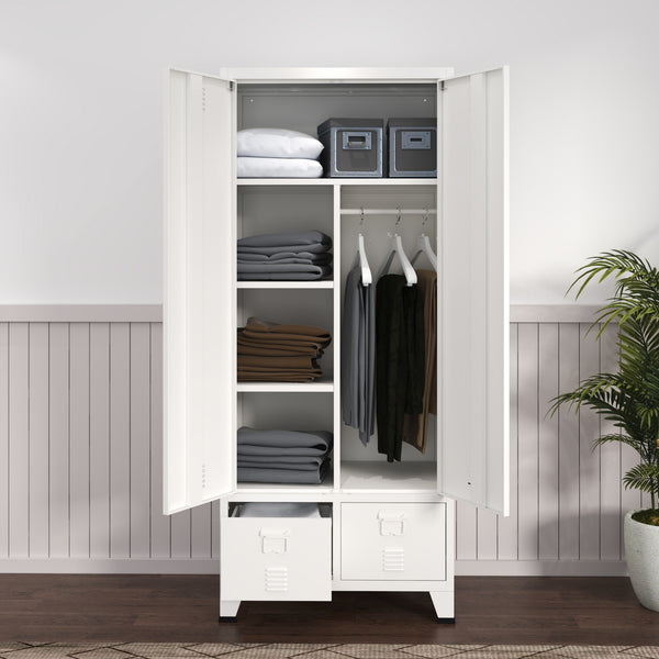 Ruhásszekrény Hankasalmi 180x90x40 cm több színben [en.casa]