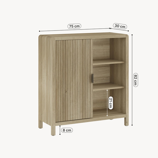 Komód Lukkodso 82x75x30 cm [en.casa]