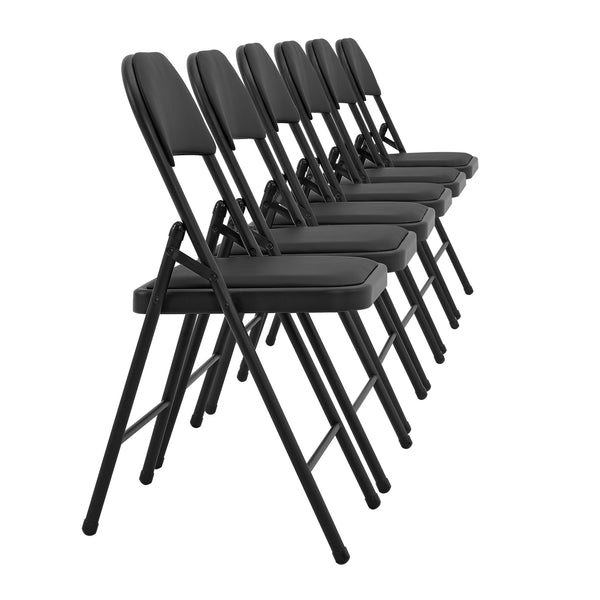 Összecsukható szék Office 6 db-os szett [en.casa]