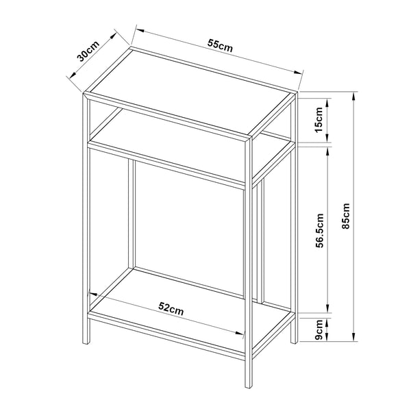 Konzolasztal Kumlinge [en.casa]