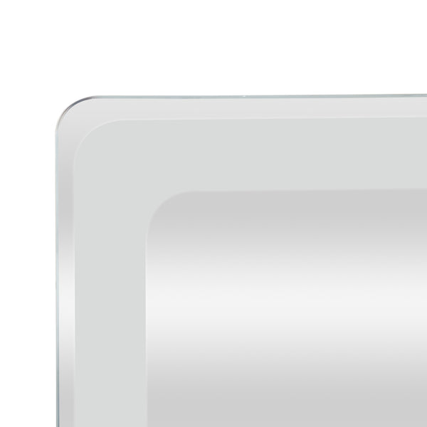 LED-es fürdőszobai tükör Casoli ezüst kerettel több méretben [pro.tec]