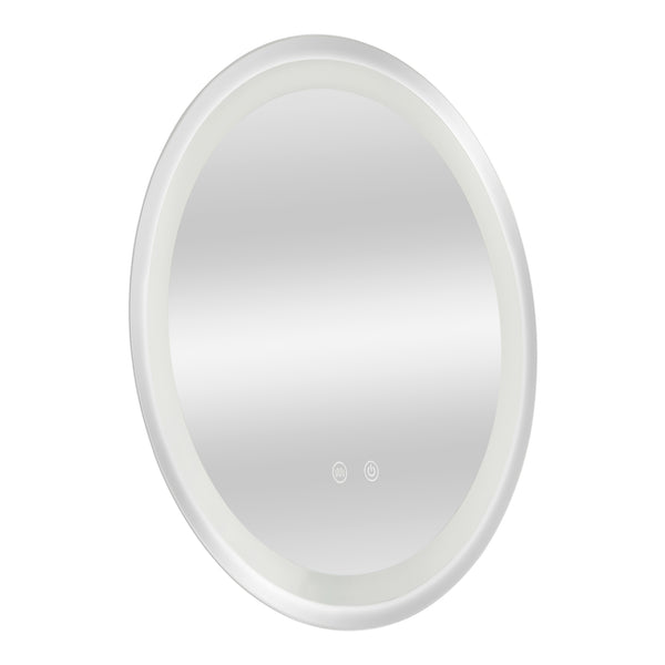 LED-es fürdőszobai tükör Maratea ezüst kerettel több méretben [pro.tec]