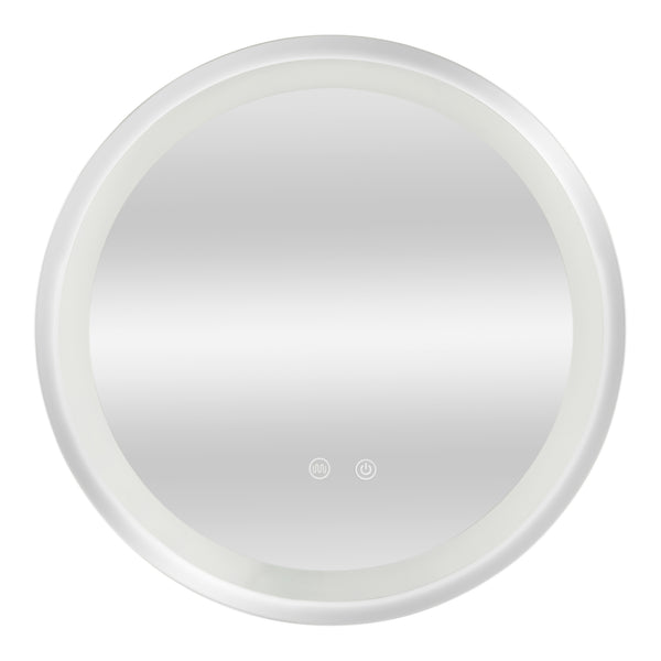 LED-es fürdőszobai tükör Maratea ezüst kerettel több méretben [pro.tec]