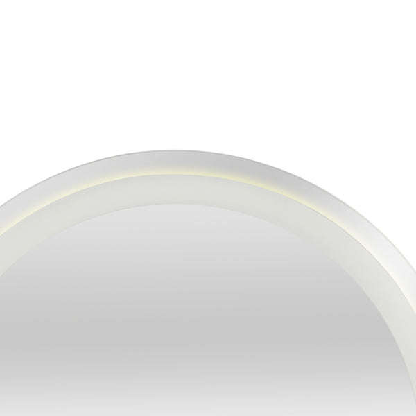 LED-es fürdőszobai tükör Maratea ezüst kerettel több méretben [pro.tec]