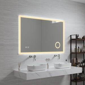 LED fürdőszobai tükör Scafa fehér több méretben [pro.tec]