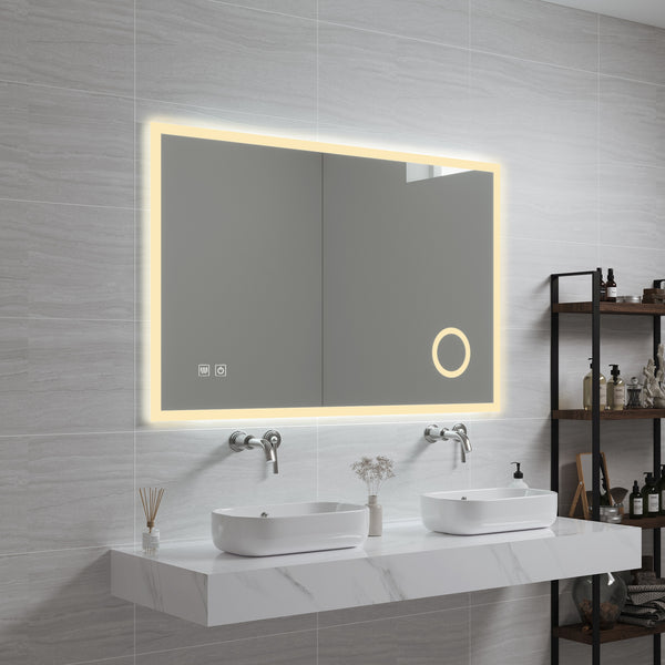 LED fürdőszobai tükör Scafa fehér több méretben [pro.tec]