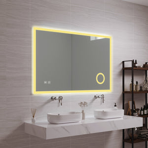 LED fürdőszobai tükör Scafa fehér több méretben [pro.tec]