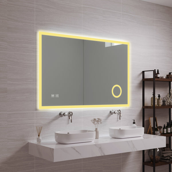 LED fürdőszobai tükör Scafa fehér több méretben [pro.tec]
