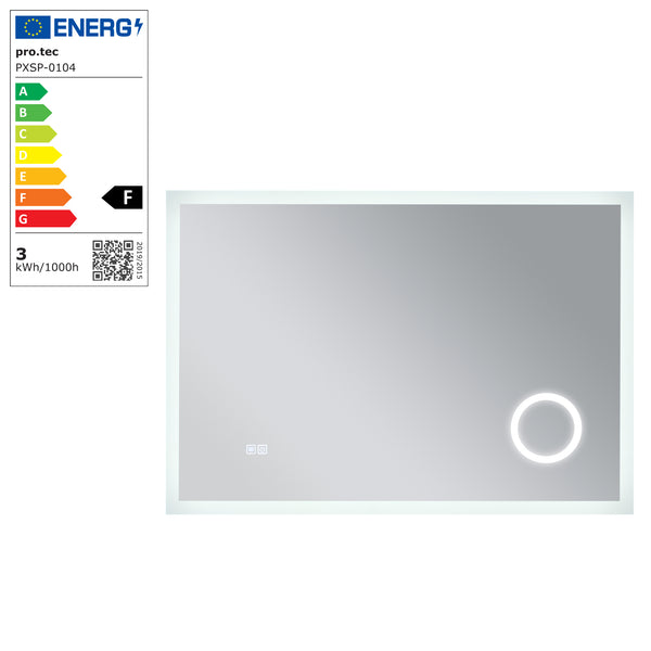 LED fürdőszobai tükör Scafa fehér több méretben [pro.tec]