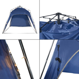 LED-es kerti pavilon Barendrecht 250x250x190cm [pro.tec]