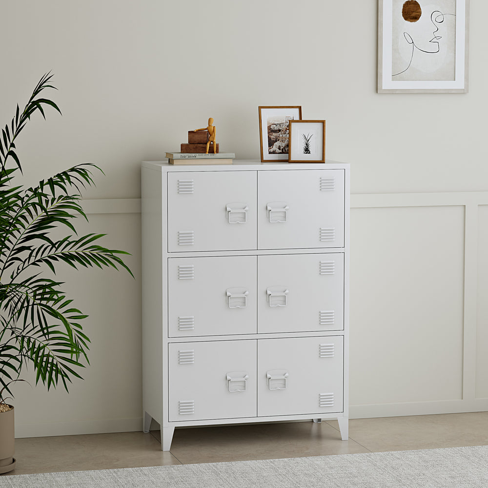 Irodaszekrény Hamina 113x80x40cm különböző színekben [en.casa] - premiumXL